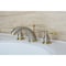 Kingston Brass Victorian Widespread Bathroom Faucet, Nickel/ Brass KB979AL - alternate 5